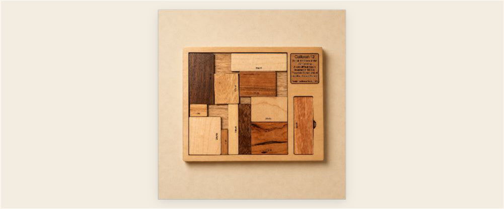 Calibron 12 - Theodore Edison's 1933 Wooden Packing Puzzle