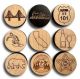 Mexican Train *California Edition* Hub and Tokens wooden domino game