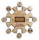 Mexican Train *California Edition* Hub and Tokens wooden domino game