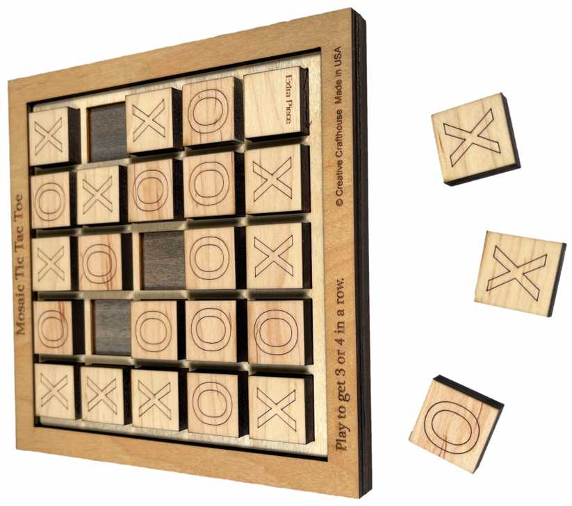 Tic Tac Toe Puzzles Graphic by AME · Creative Fabrica