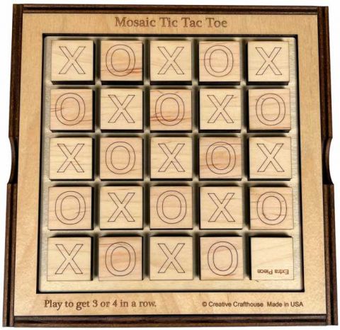 Tic Tac Toe Mosaic 5x5