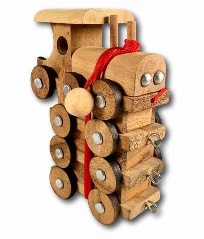 Wooden train sale pull toy