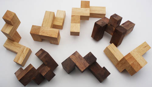 Puzzle forme - Puzzle encastrable - Puzzle 1 à 4
