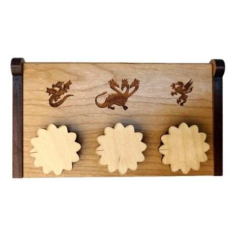 Secret Lock Dragon Puzzle Box - each with unique combination