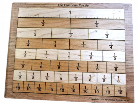 MATHEMATICS AID 1 to 1/10th TOBAR Details about   NEW WOODEN FRACTIONS BOARD MAKE MATHS FUN 