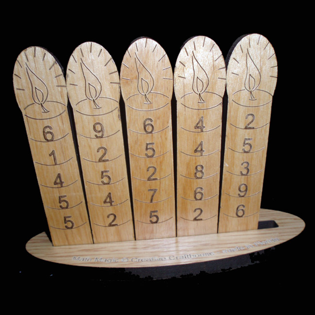 Magic Math Candles - astounding math puzzle/ trick
