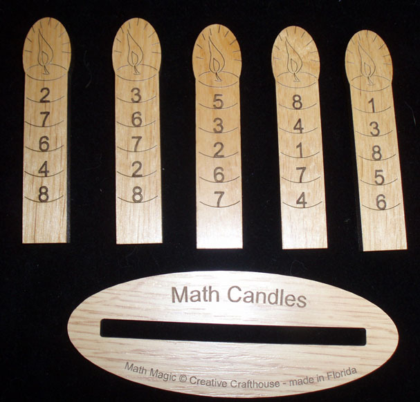 Magic Math Candles - astounding math puzzle/ trick