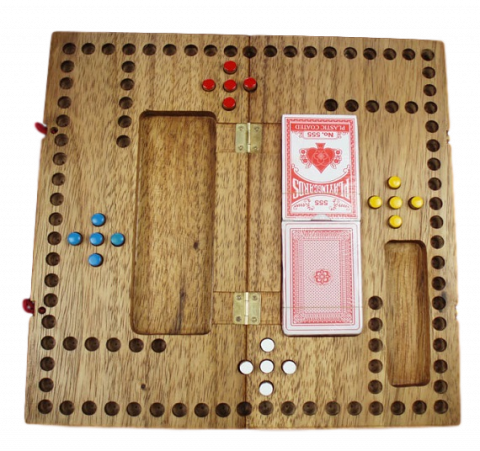 Pegs & Jokers Wood Game -a traditional game of American origin