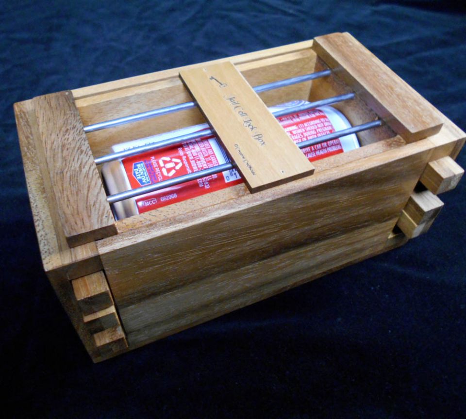 Secret Lock Box III- Jail Cell - beer can, cell phone, gift card